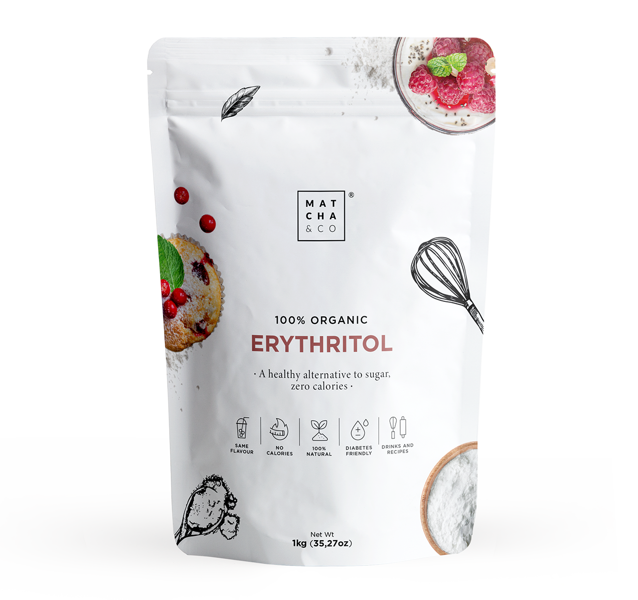 Erythritol Biologique – Matcha & CO