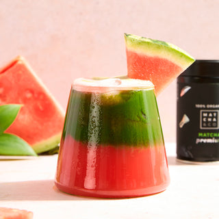 Matcha Tea with Watermelon